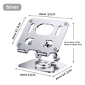 Supporto Girevole 360° in Alluminio per Tablet e iPad