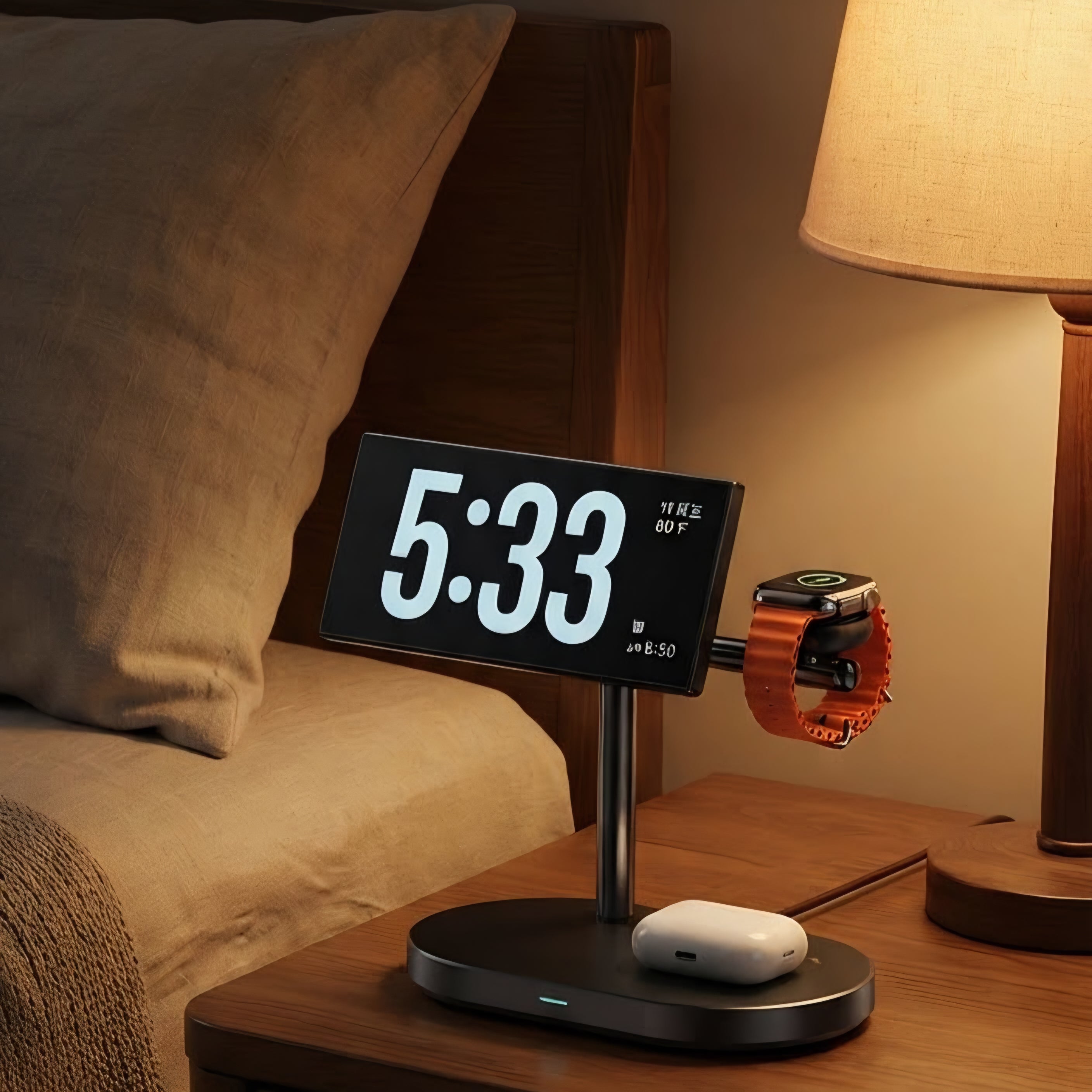 Stazione di Ricarica Wireless 3 in 1 con Raffreddamento Magnetico 25W (Qi2.2)