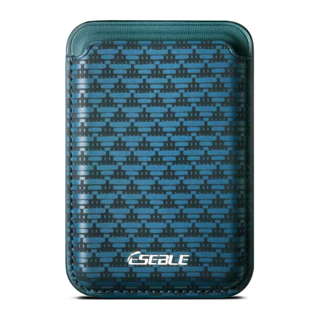 Portafoglio Magnetico Slim con Texture Geometrica per Smartphone – Compatibile MagSafe