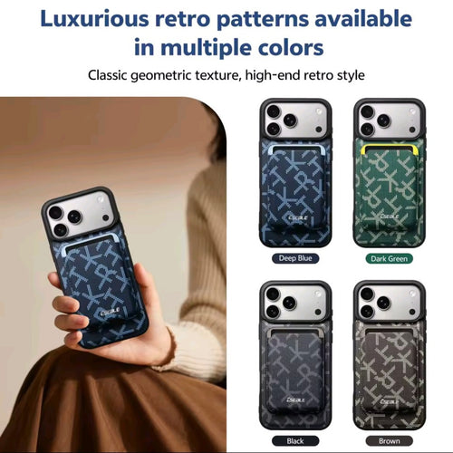 Stile, protezione e praticità in un unico accessorio. Scopri la custodia 2-in-1 con portafoglio magnetico staccabile. Progettata in pelle di lusso per offrire al tuo iPhone una protezione antiurto completa senza rinunciare all'eleganza.