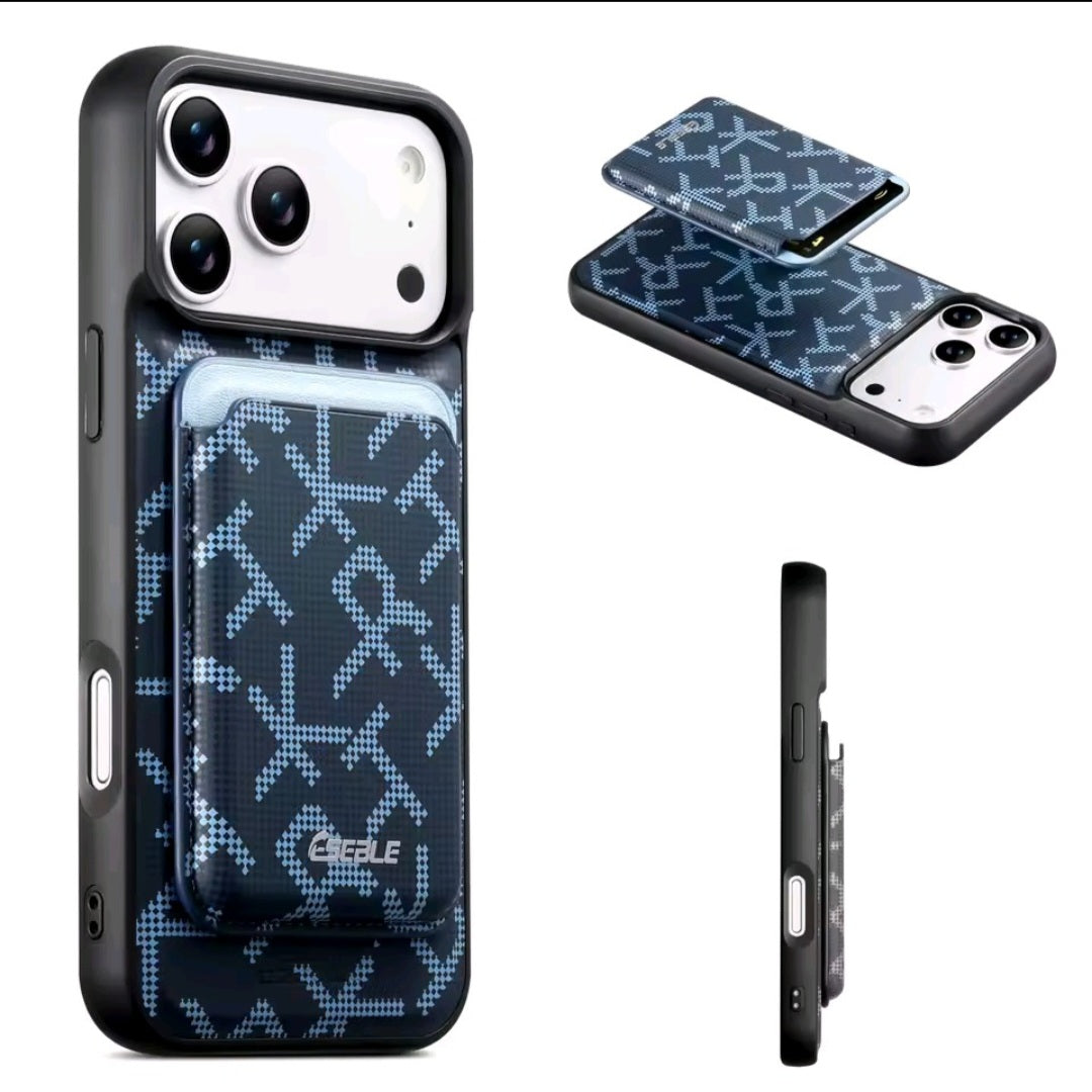Stile, protezione e praticità in un unico accessorio. Scopri la custodia 2-in-1 con portafoglio magnetico staccabile. Progettata in pelle di lusso per offrire al tuo iPhone una protezione antiurto completa senza rinunciare all'eleganza.