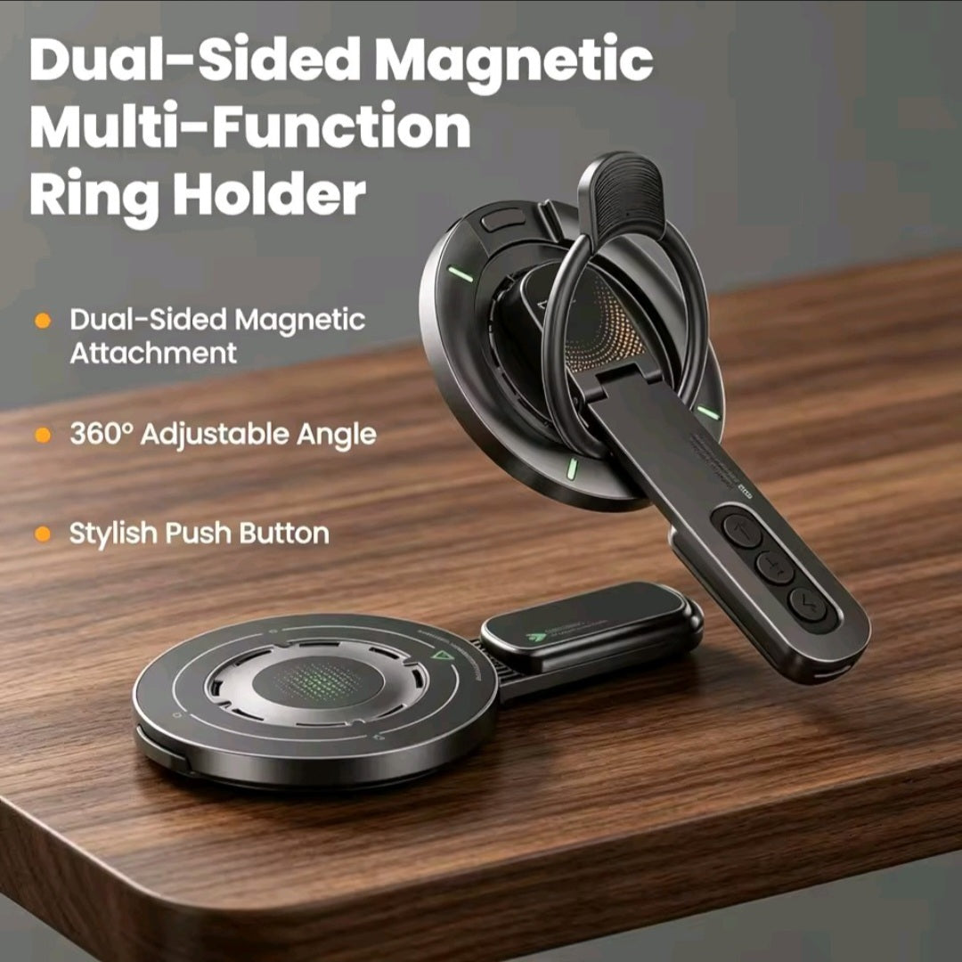 KEBIDUMEI Supporto Magnetico a Doppia Faccia e Anello Girevole per Telefono