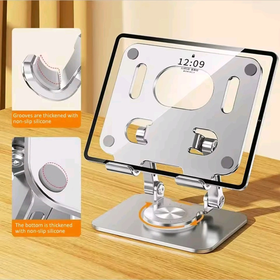 Supporto Girevole 360° in Alluminio per Tablet e iPad