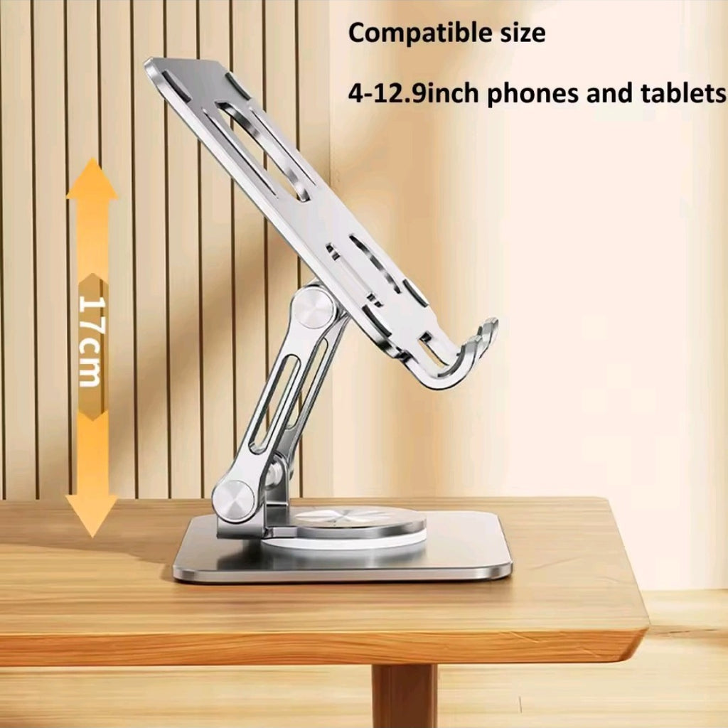 Supporto Girevole 360° in Alluminio per Tablet e iPad