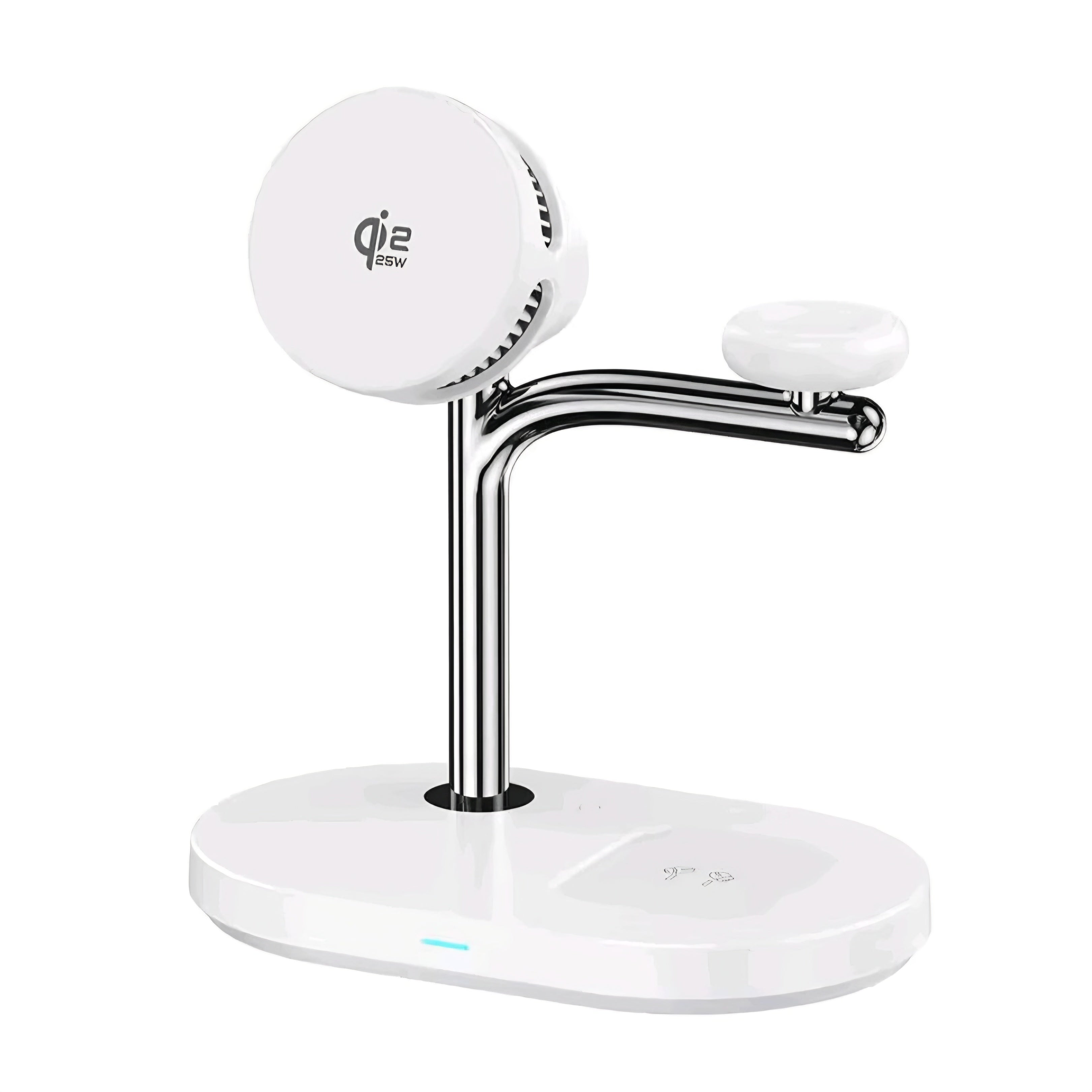 Stazione di Ricarica Wireless 3 in 1 con Raffreddamento Magnetico 25W (Qi2.2)