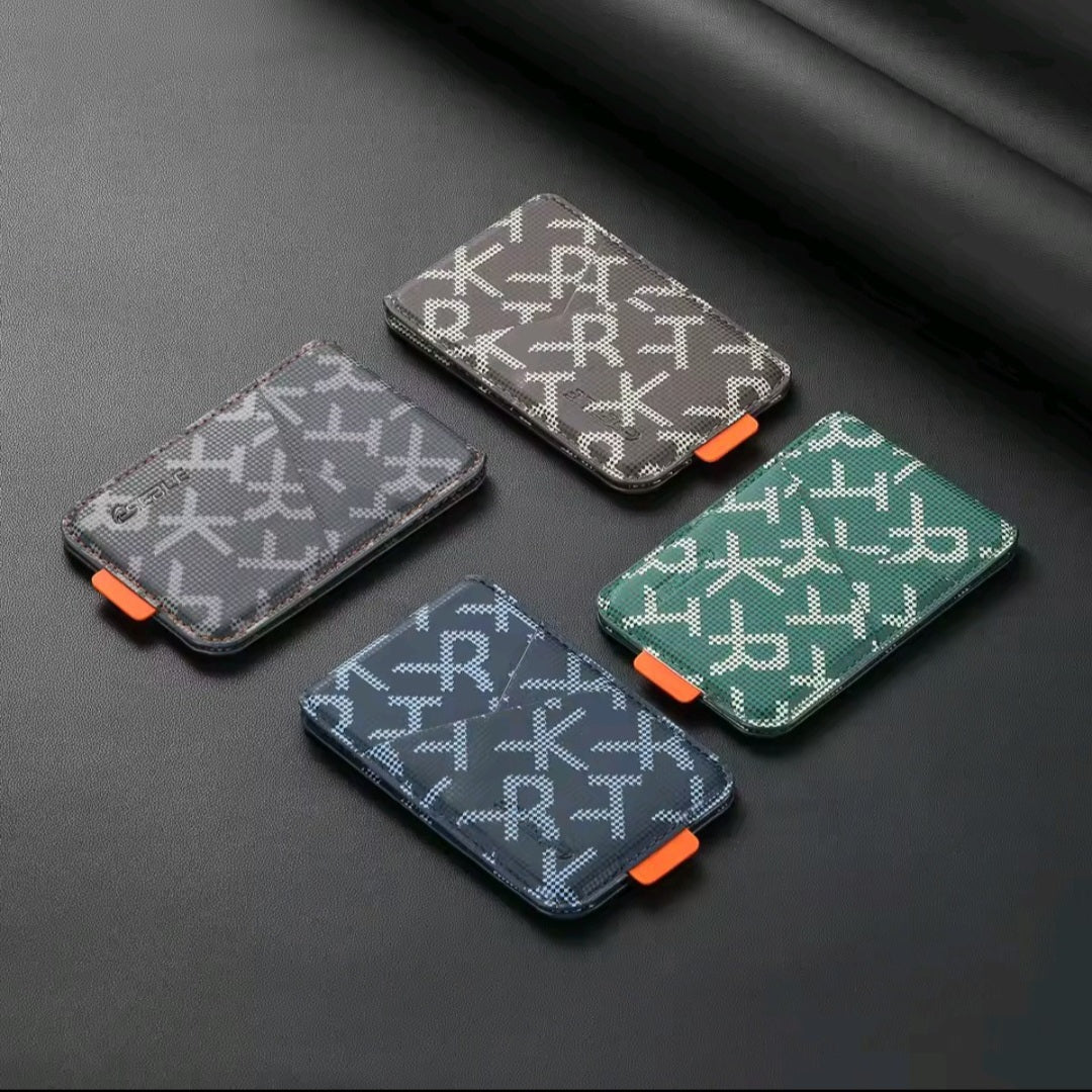 Portafoglio in Pelle Porta Carte Magnetico con Sgancio Rapido per Smartphone – Compatibile MagSafe