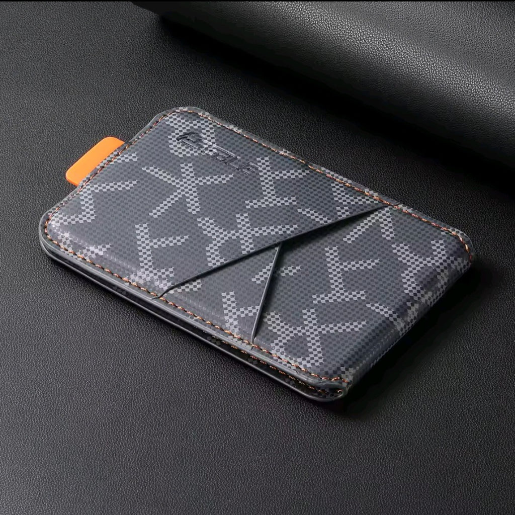 Portafoglio in Pelle Porta Carte Magnetico con Sgancio Rapido per Smartphone – Compatibile MagSafe