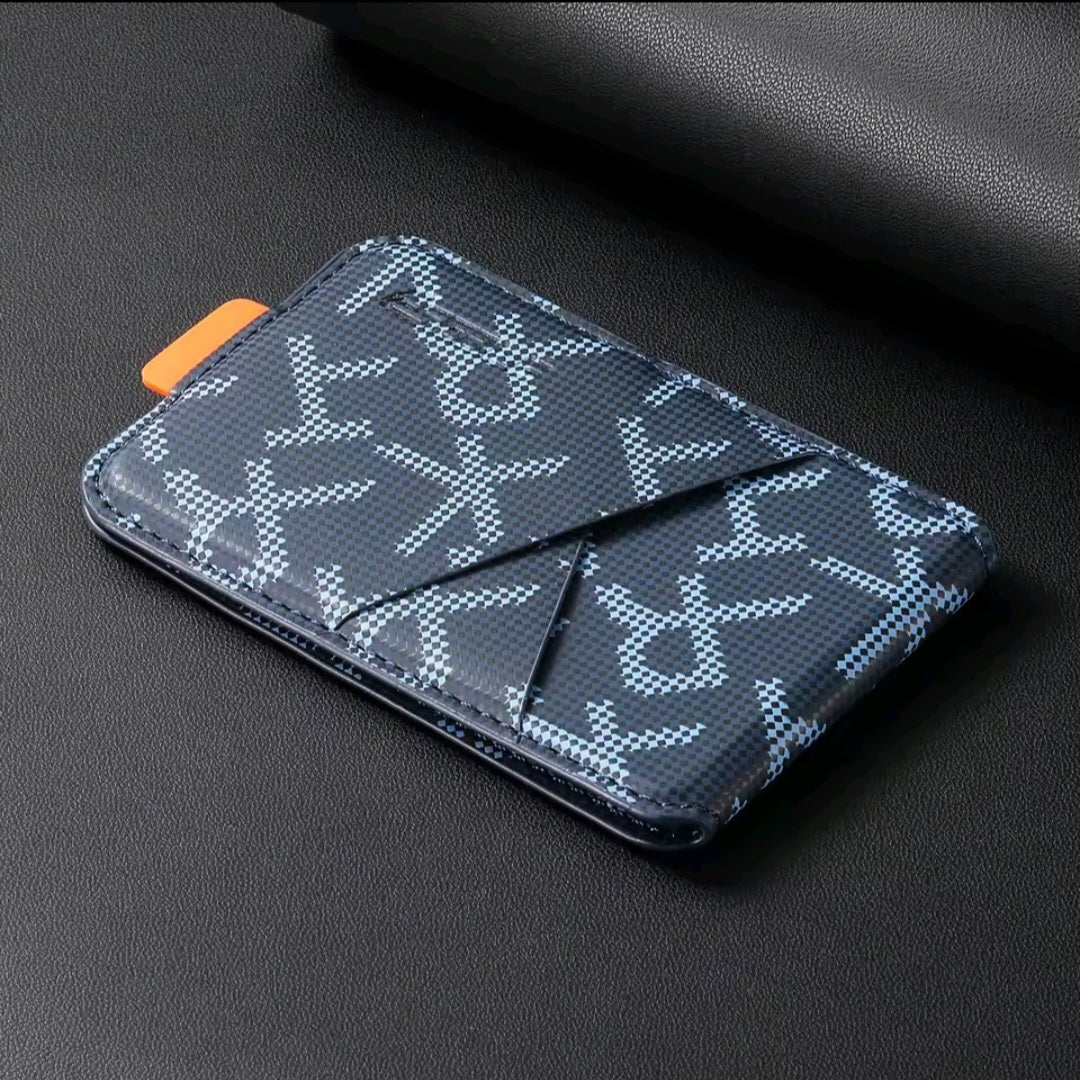 Portafoglio in Pelle Porta Carte Magnetico con Sgancio Rapido per Smartphone – Compatibile MagSafe