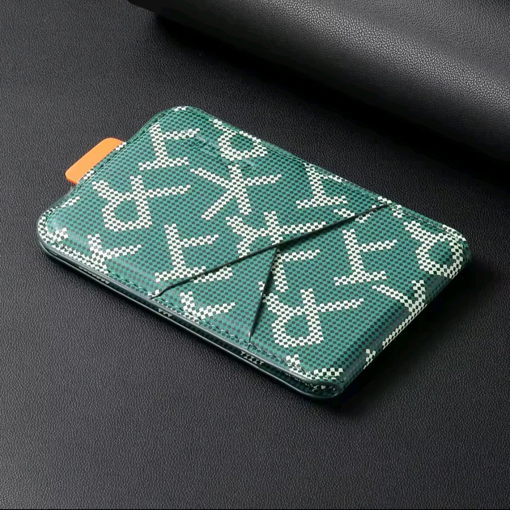 Portafoglio in Pelle Porta Carte Magnetico con Sgancio Rapido per Smartphone – Compatibile MagSafe